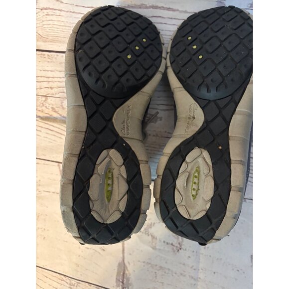 Clark Wave Walk Waterproof Gray Leather Active Wear Stylish Casual Shoes Size 8M - Picture 8 of 9